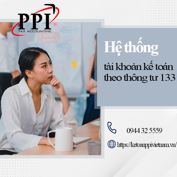 Hệ thống tài khoản kế toán theo thông tư 133