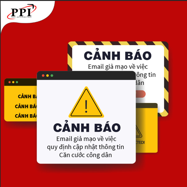 Cảnh báo email giả mạo về việc quy định cập nhật thông tin căn cước công dân