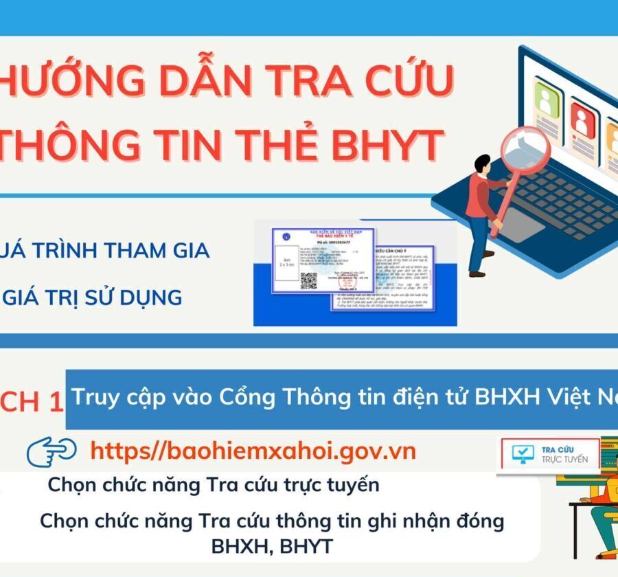 Hướng dẫn tra cứu thông tin thẻ Bảo hiểm y tế