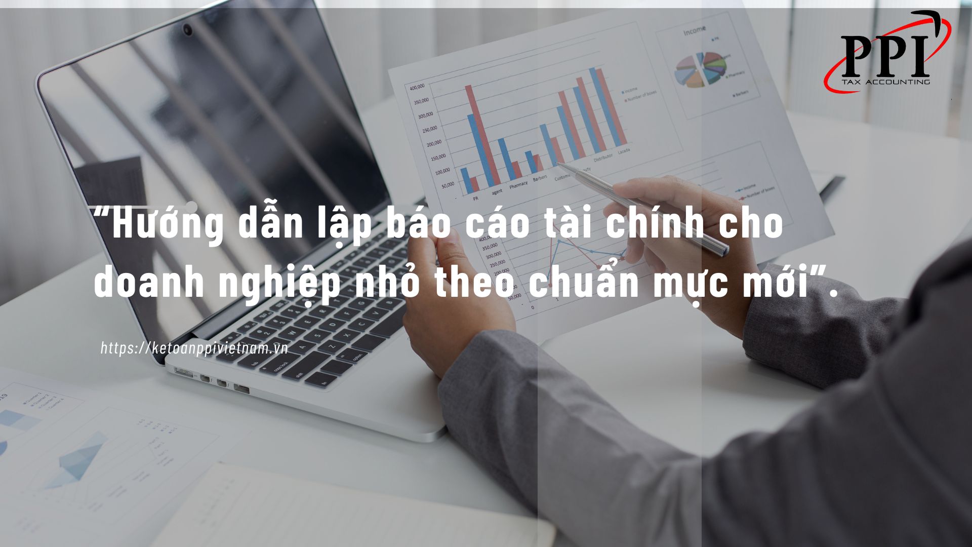 “hướng Dẫn Lập Báo Cáo Tài Chính Cho Doanh Nghiệp Nhỏ Theo Chuẩn Mực Mới”1