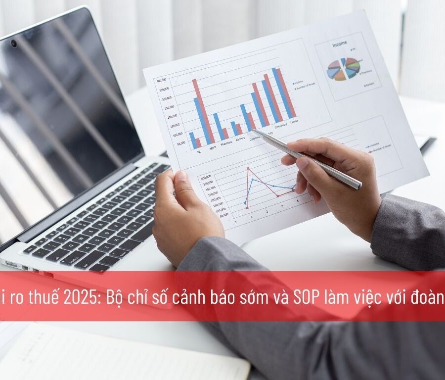 Quản lý rủi ro thuế 2025: Bộ chỉ số cảnh báo sớm và SOP làm việc với đoàn thanh tra