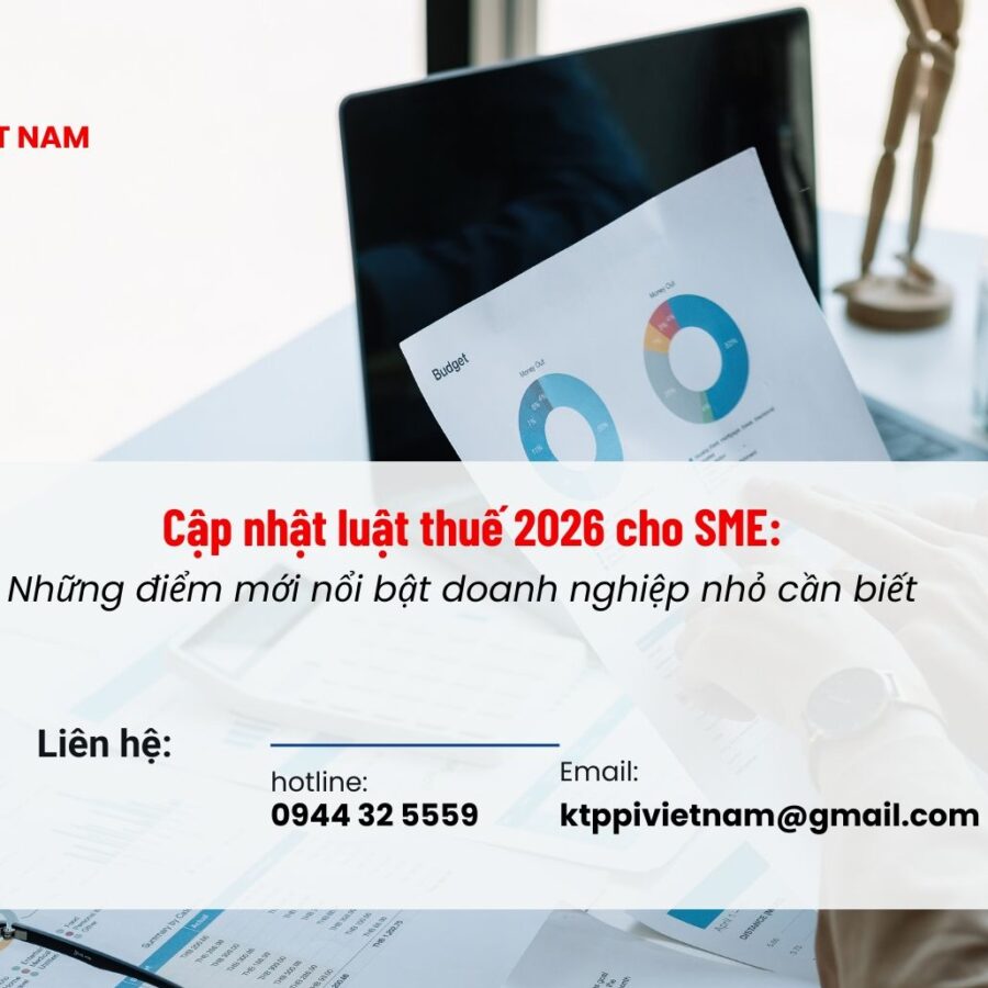Cập nhật luật thuế 2026 cho SME: Những điểm mới nổi bật doanh nghiệp nhỏ cần biết