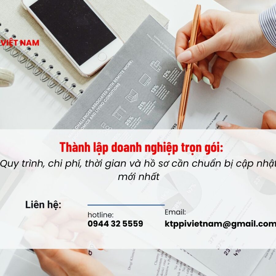 Thành lập doanh nghiệp trọn gói: Quy trình, chi phí, thời gian và hồ sơ cần chuẩn bị cập nhật mới nhất 2026